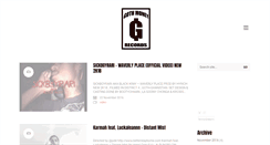 Desktop Screenshot of gothmoneyrecords.com